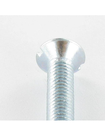 Vis métaux Tête fraisée Fendue M8X45 Acier zingué