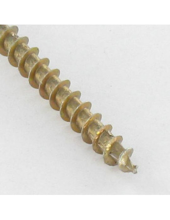 Vis Spax Tête fraisée Pozi N°3 6X80 Diamètre de tête: 11.6 Filetage total Bichromaté