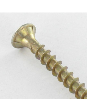 Vis Spax Tête fraisée Pozi N°3 6X80 Diamètre de tête: 11.6 Filetage total Bichromaté
