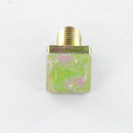 1 x Vis métaux Tête carrée 4X10 Acier zingué Tête 2.80 MAX