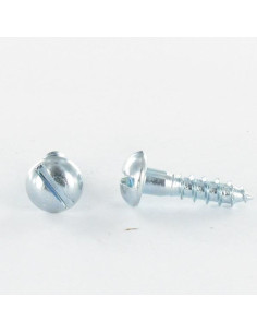 Vis bois Tête ronde TR Fendue 3X16 Acier zingué microvis