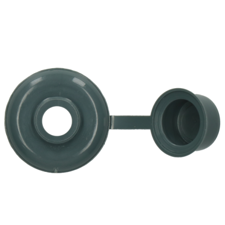 1 x Cache Tirefond De 5 RAL7031 Polyéthylène