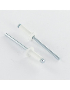 Rivet aveugle Aluminium Tige acier 6X14 Epaisseur de...