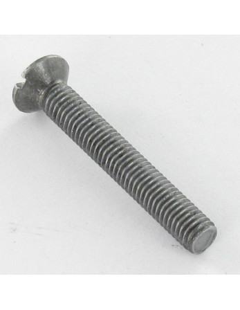 Vis métaux Tête fraisée bombée TFB Fendue M4X65 Acier brut
