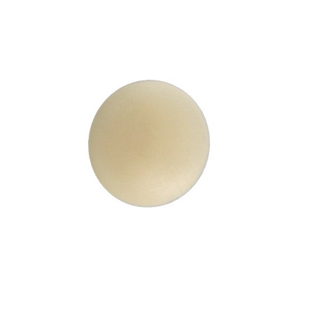 1 x Cache tête de vis Polyéthylène Diamètre de tête: 12 Diametre de tige 3 Longueur tige 7.5 RAL1015 ivoire clair