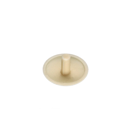 1 x Cache tête de vis Polyéthylène Diamètre de tête: 12 Diametre de tige 3 Longueur tige 7.5 RAL1015 ivoire clair
