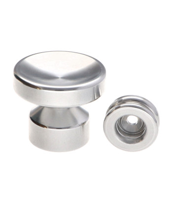 Patère décoratif Aluminium avec fixation multi-matériaux L'ATTACHANTE