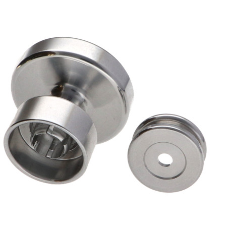 1 x Patère décoratif Aluminium avec fixation multi-matériaux L'ATTACHANTE