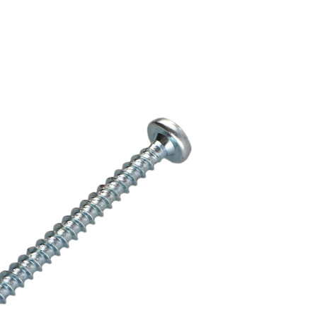 1 x VBA Vis bois agglo Tête ronde TR Pozi N°2 4.5X60 Acier zingué