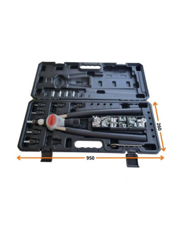 Assortiment de PINCE GO611 + 150 Ecrou à sertir DEGOMETAL