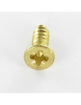 Vis tôle Tête fraisée Pozi 3.9X13 Acier laitonne
