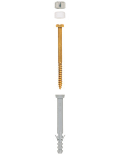 KIT Fixation WC Vis Laiton 6X85 Fischer