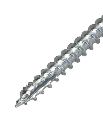 Vis bois TEKOR Tête fraisée Cranté 5X100 Filetée sur 60 TORX T25 Acier zingué Pointe antifendage type 17
