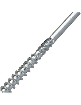Vis bois TEKOR Tête fraisée Cranté 5X100 Filetée sur 60 TORX T25 Acier zingué Pointe antifendage type 17