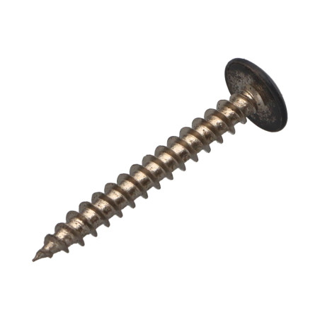 1 x Vis Penture 5X40 Filetage total TORX T20 Acier zingué RAL7015 gris ardoise