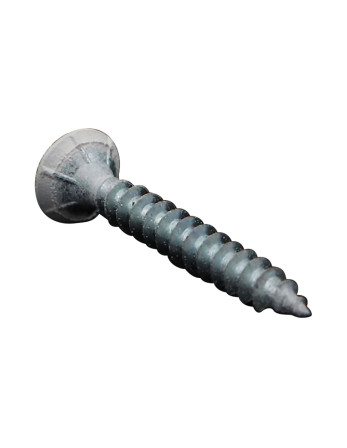 Vis bois TEKOR Tête fraisée Cranté 5X40 TORX T25 Pointe antifendage type 17 SABLE RAL9016 blanc signalisation