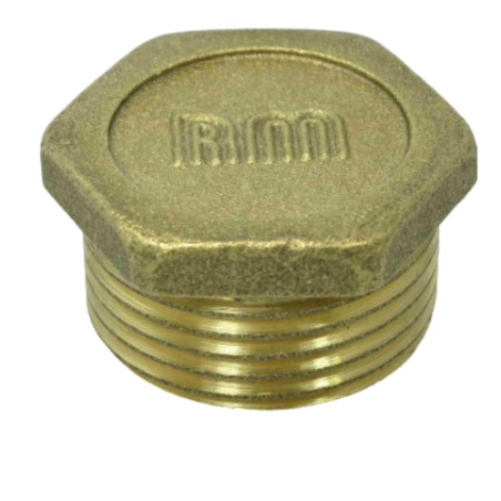 1 x Bouchon mâle Figure 290 20x27 (3/4") tête plane Laiton