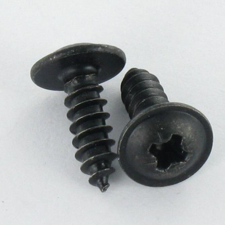 1 x Vis tôle Poelier Pozi 4.2X25 Acier zingué noir