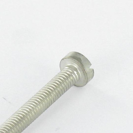 1 x Vis métaux Laiton duclanisé Tête cylindrique large TCL Fendue M2.5X4 microvis