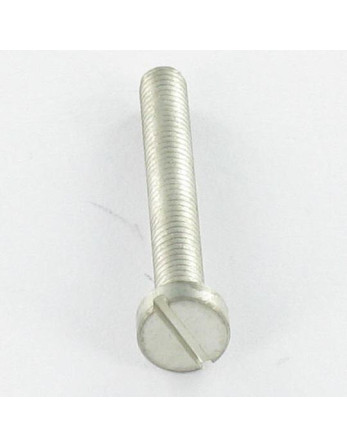 Vis métaux Laiton duclanisé Tête cylindrique large TCL Fendue M2.5X4 microvis