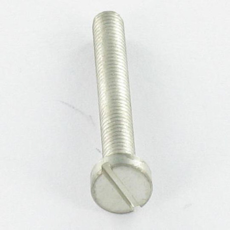 1 x Vis métaux Laiton duclanisé Tête cylindrique large TCL Fendue M2.5X4 microvis