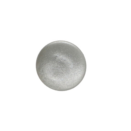 1 x Cache Trou 12/5.5 Longueur 5.6 Aluminium RAL9006 aluminium blanc