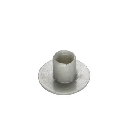 1 x Cache Trou 12/5.5 Longueur 5.6 Aluminium RAL9006 aluminium blanc