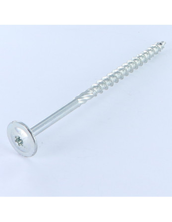 VBA Vis bois agglo Tête disque TORX T25 5X100 Acier zingué