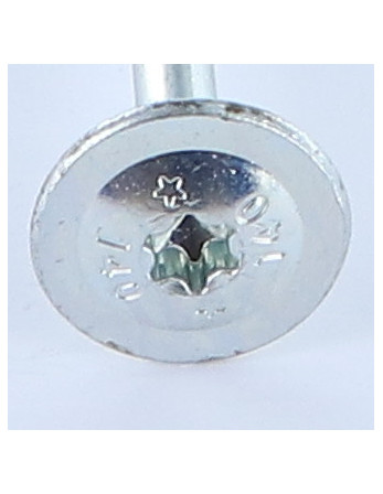 VBA Vis bois agglo Tête disque TORX T25 5X100 Acier zingué