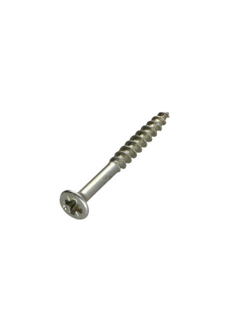 VBA3 Tête fraisée Pozi 3.5X35 Filetage partiel Bichromaté