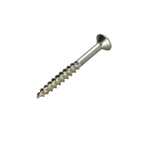 1 x VBA3 Tête fraisée Pozi 3.5X35 Filetage partiel Bichromaté