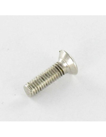 Vis métaux Laiton nickelé Tête fraisée bombée TFB Fendue M3X10 microvis