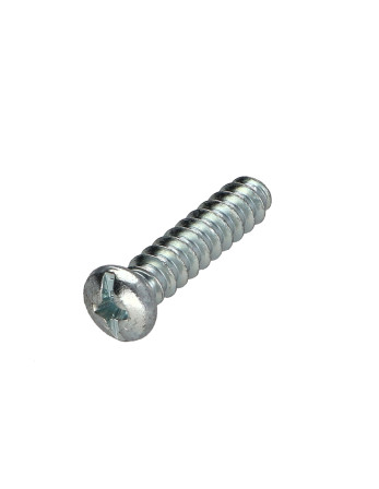 Vis Euro Tête cylindrique bombée TCB POZI et fendu 6X27 Diamètre de tête: 9.5 Acier zingué à