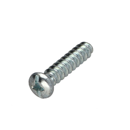 1 x Vis Euro Tête cylindrique bombée TCB POZI et fendu 6X27 Diamètre de tête: 9.5 Acier zingué à