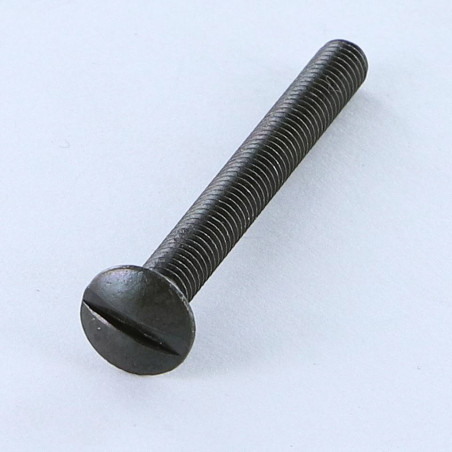 1 x Vis métaux Tête fraisée bombée TFB Fendue M5X30 Diamètre de tête: 9.5 BO 150HB Sans rouille rouge Acier zingué