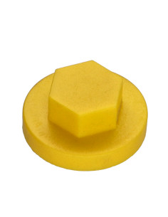 Capuchon Tête hexagonale TH Polyéthylène RAL1021 pour vis...