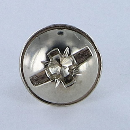 1 x Vis Poelier POZI et fendu M6X10 Acier nickelé