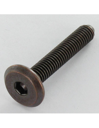 Vis métaux tête plate Clé de 5 HC5 M8X45 acier bronze