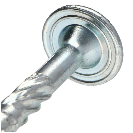 1 x Vis bois TEKOR Tête disque TORX T40 Pointe antifendage type 17 8X70 Filetage partiel Acier zingué