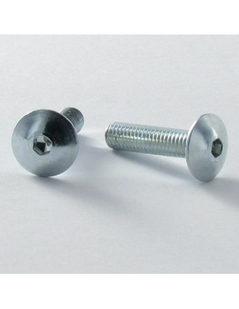 Vis Poelier M6X55 Clé de 4 HC4 Acier zingué
