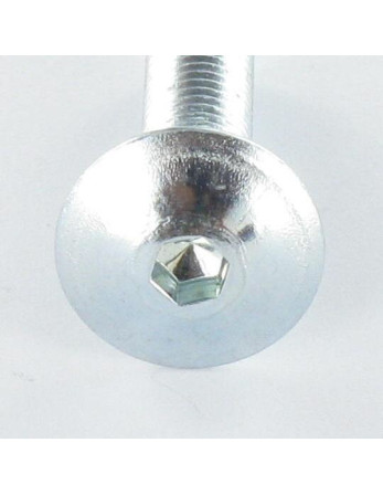 Vis Poelier M6X55 Clé de 4 HC4 Acier zingué