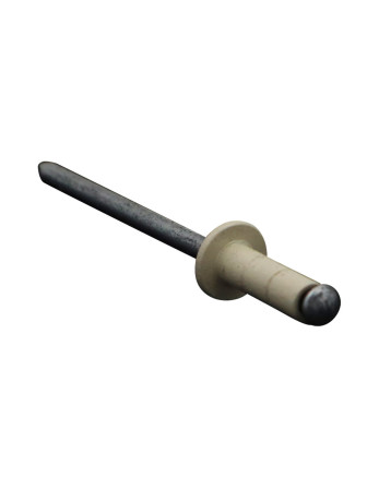 Rivet aveugle multiserrage GOMULTI Aluminium Tige acier TRS 4X12 RAL1013 blanc perle