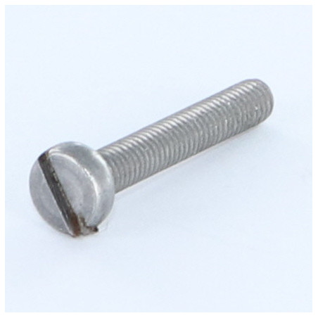 1 x Vis métaux Tête cylindrique TC Fendue M3X14 Acier brut microvis