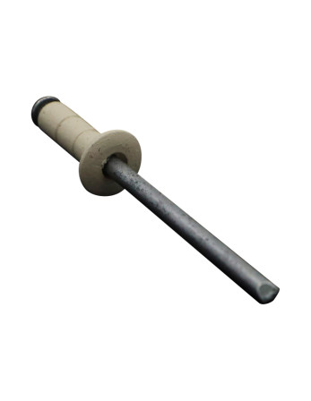 Rivet aveugle multiserrage GOMULTI Aluminium Tige acier TRS 4X12 RAL1013 blanc perle