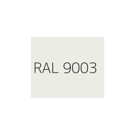 1 x Capuchon Tête hexagonale TH Polyéthylène RAL9003 blanc de sécurité pour vis autoperceuse ou tole de diam 6.3