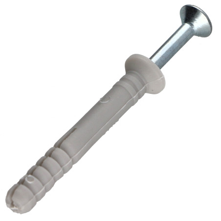1 x Cheville à frapper Tête fraisée 5X40 + Vis 3.5X45