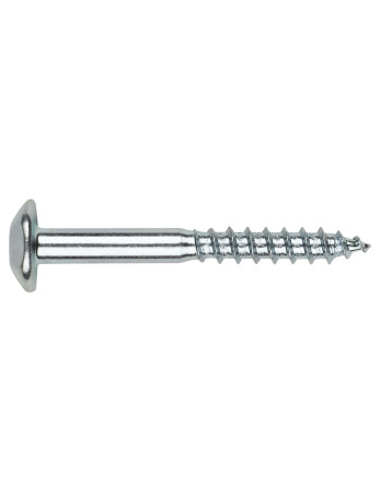 Vis Penture Inviolable 2 pièces TORX T40 7X70 Acier zingué