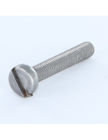 Vis métaux Tête cylindrique TC Fendue M3X16 Acier brut microvis