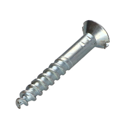 1 x Vis bois Acier zingué 4.5X40 Percée et taraudée M2 Pas de 40