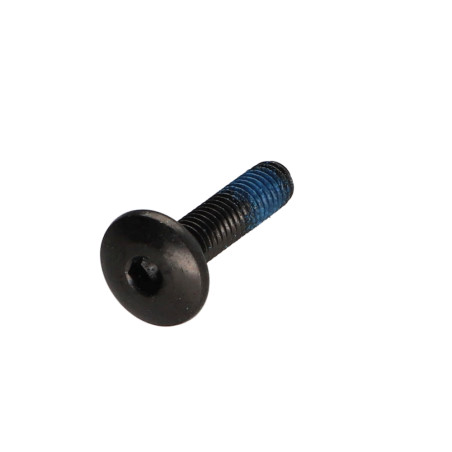 1 x Vis Poelier M6X25 Clé de 4 HC4 Acier zingué noir Frein filet
